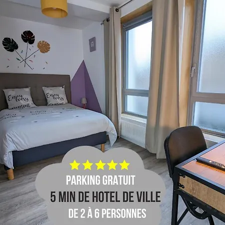 Beau-jean, Un Cocon Sympa 5 Min A Pied Du Centre-ville, Parking Prive, A 10 Min Du Chu Apartment *