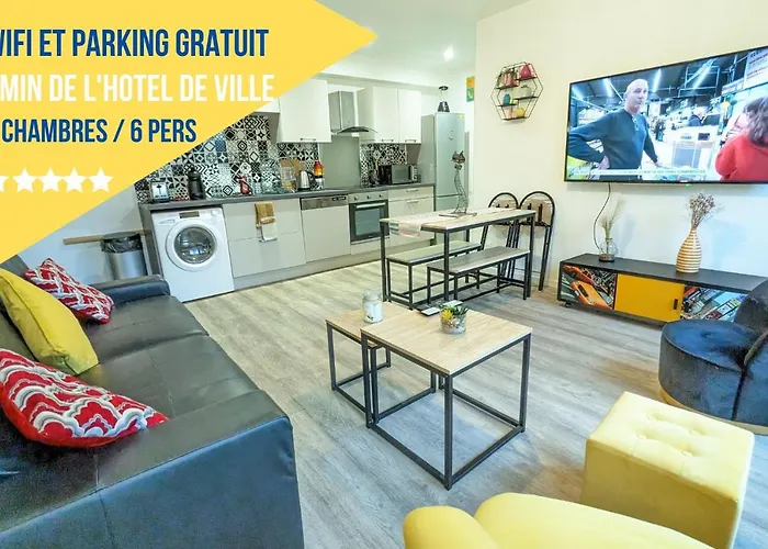 Beau-jean, Un Cocon Sympa 5 Min A Pied Du Centre-ville, Parking Prive, A 10 Min Du Chu Apartment *